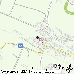 熊本県菊池郡大津町杉水1260周辺の地図