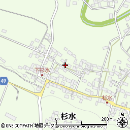 熊本県菊池郡大津町杉水2672-1周辺の地図