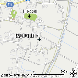 熊本県玉名市岱明町山下289周辺の地図