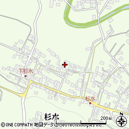 熊本県菊池郡大津町杉水2668周辺の地図