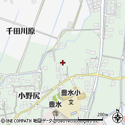 熊本県玉名市小野尻402周辺の地図