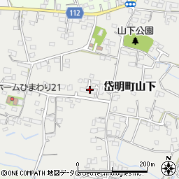 熊本県玉名市岱明町山下265周辺の地図