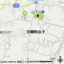 熊本県玉名市岱明町山下293周辺の地図
