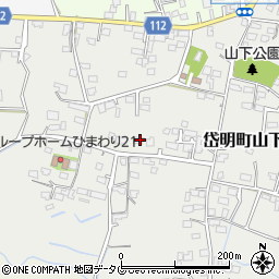 熊本県玉名市岱明町山下259周辺の地図