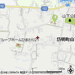 熊本県玉名市岱明町山下258周辺の地図