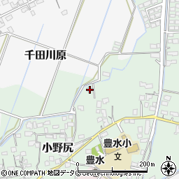 熊本県玉名市小野尻394周辺の地図