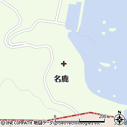 高知県四万十市名鹿374周辺の地図
