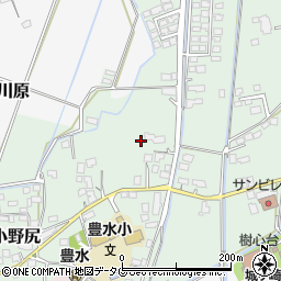 熊本県玉名市小野尻306周辺の地図