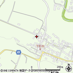 熊本県菊池郡大津町杉水1256周辺の地図
