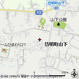 熊本県玉名市岱明町山下267-3周辺の地図