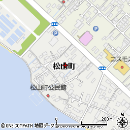長崎県大村市松山町周辺の地図