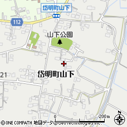 熊本県玉名市岱明町山下285周辺の地図