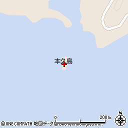 本久島周辺の地図
