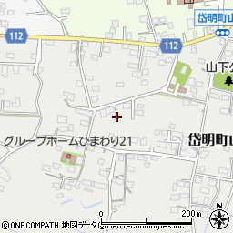 熊本県玉名市岱明町山下237周辺の地図