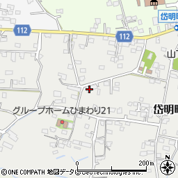 熊本県玉名市岱明町山下239周辺の地図