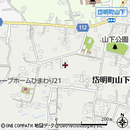 熊本県玉名市岱明町山下235周辺の地図