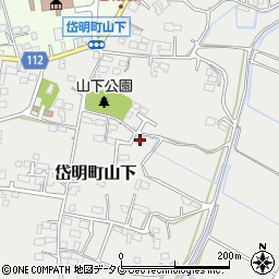 熊本県玉名市岱明町山下363周辺の地図