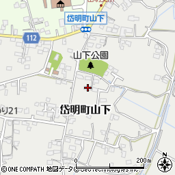 熊本県玉名市岱明町山下283周辺の地図