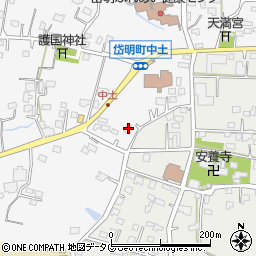 熊本県玉名市岱明町中土941周辺の地図