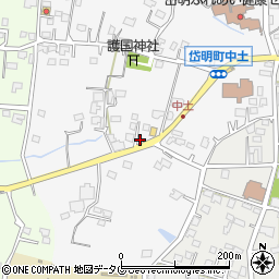 熊本県玉名市岱明町中土950-5周辺の地図