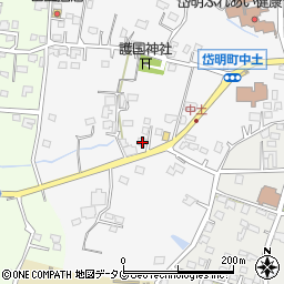 熊本県玉名市岱明町中土980周辺の地図