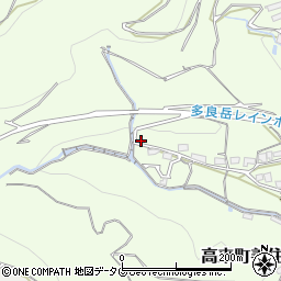 長崎県諫早市高来町善住寺323周辺の地図