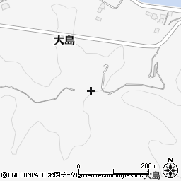 大島周辺の地図
