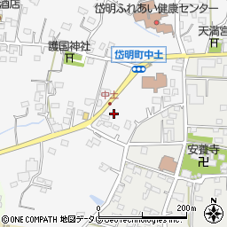 熊本県玉名市岱明町中土942周辺の地図