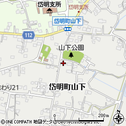 熊本県玉名市岱明町山下281周辺の地図