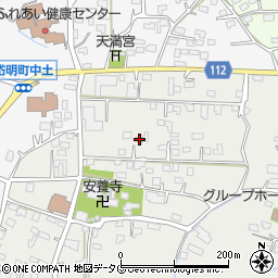 熊本県玉名市岱明町山下91周辺の地図