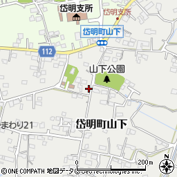 熊本県玉名市岱明町山下220周辺の地図