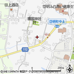 熊本県玉名市岱明町中土950-8周辺の地図