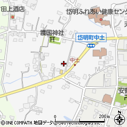熊本県玉名市岱明町中土944周辺の地図