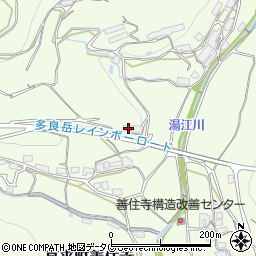 長崎県諫早市高来町善住寺640周辺の地図