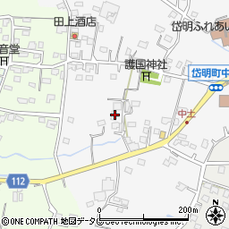 熊本県玉名市岱明町中土829周辺の地図