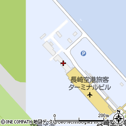 長崎空港第２ビル周辺の地図