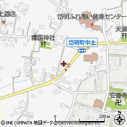 熊本県玉名市岱明町中土972周辺の地図