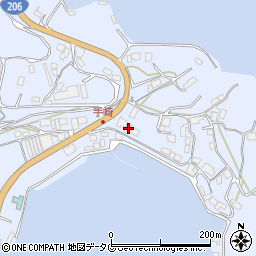 長崎県長崎市長浦町1054周辺の地図
