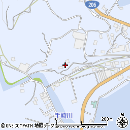 長崎県長崎市長浦町1161周辺の地図