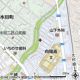 長崎県大村市西三城町287周辺の地図