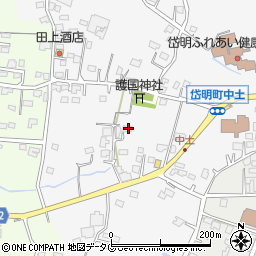 熊本県玉名市岱明町中土960周辺の地図