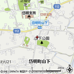熊本県玉名市岱明町山下369-1周辺の地図