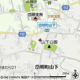 熊本県玉名市岱明町山下216周辺の地図