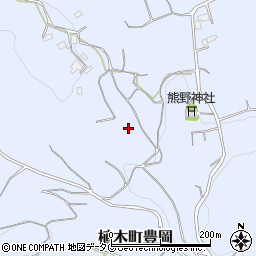 熊本県熊本市北区植木町豊岡周辺の地図