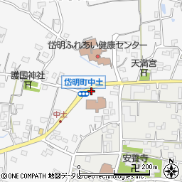 熊本県玉名市岱明町中土1001周辺の地図