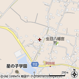 熊本県玉名市岱明町扇崎周辺の地図