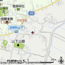 熊本県玉名市岱明町山下437周辺の地図