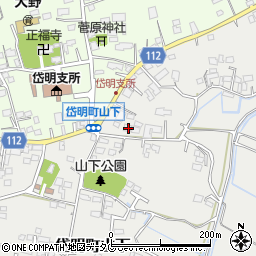 熊本県玉名市岱明町山下440周辺の地図