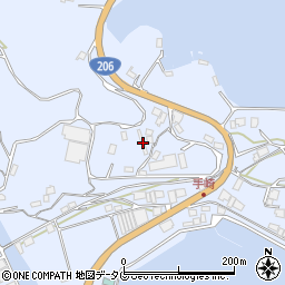 長崎県長崎市長浦町727周辺の地図