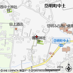 熊本県玉名市岱明町中土793周辺の地図